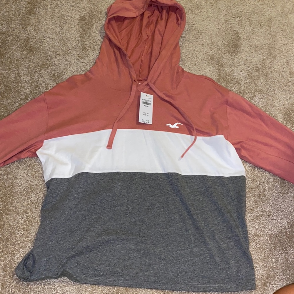 Hollister Hooded Long Sleeved Shirt